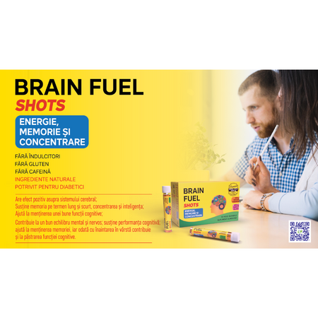 Royal Brain Fuel Shots, 10 fiole buvabile, Justin Pharma 586054