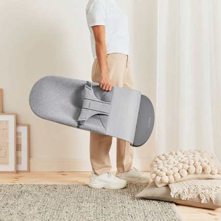 Balansoar Bliss, 3D Jersey, Light Grey, BabyBjorn 586066