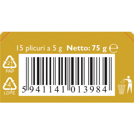 Ceai laxativ cu fibre D155, 15 plicuri, Fares 722526