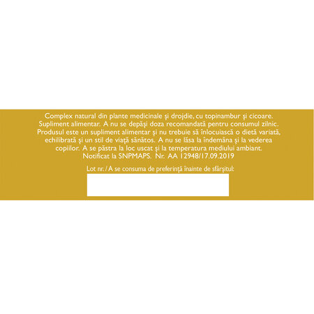 Ceai laxativ cu fibre D155, 15 plicuri, Fares 722522