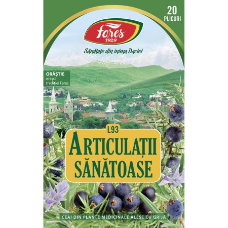 Ceai articulatii sanatoase, 20 plicuri, Fares 721256