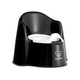 Olita cu protectie spate Potty Chair, Black-White, BabyBjorn 586138
