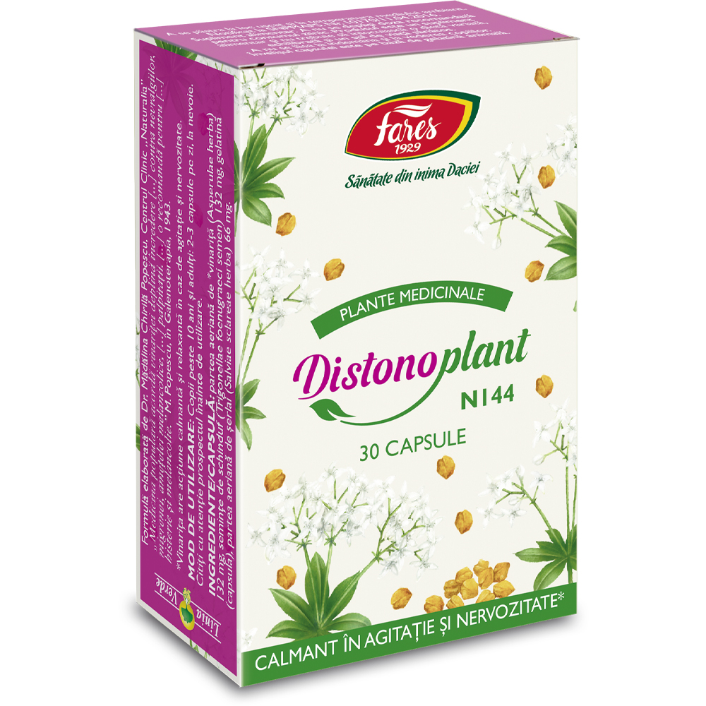 Distonoplant N144, 30 capsule, Fares