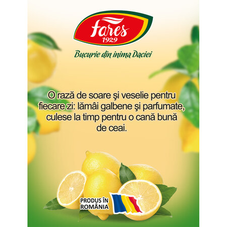 Ceai cu lamaie 40%, 20 plicuri, Fares 722275