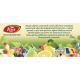 Selectie cu ceai de fructe si ceai verde Aromafruct, 120 plicuri, Fares 720711