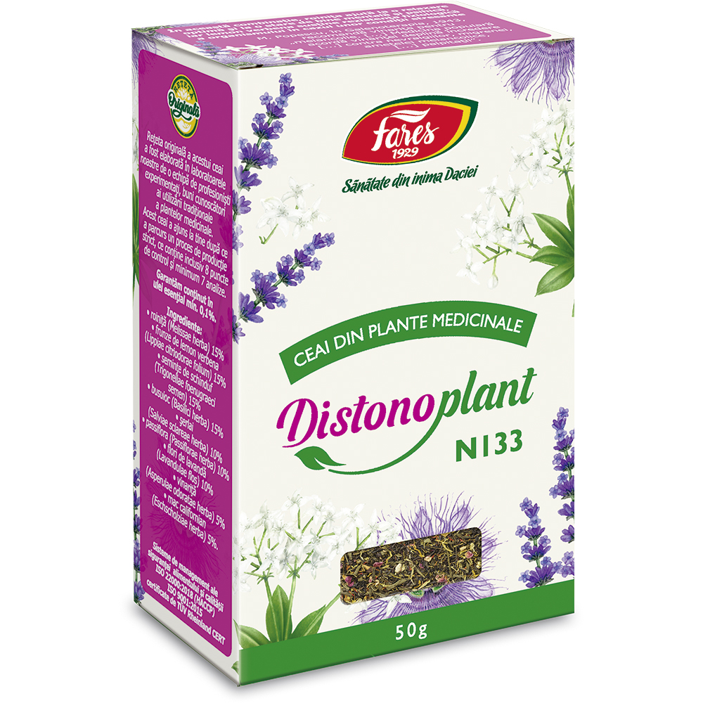 Ceai Distonoplant N133, 50 g, Fares