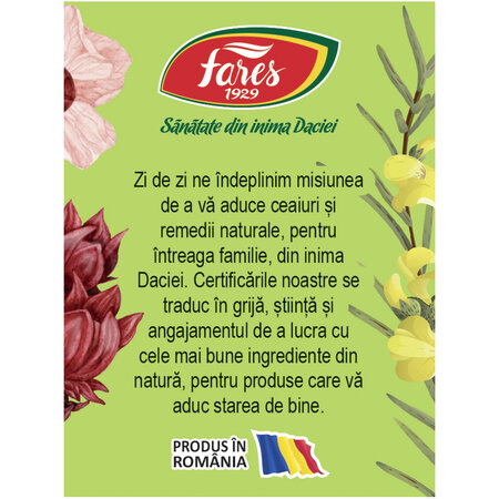 Ceai antioxidant, 20 plicuri, Fares 720736