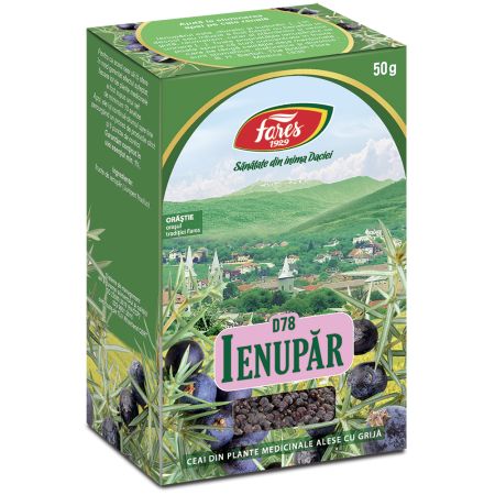 Ceai cu fructe de ienupar, 50 g, Fares