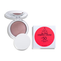 Fond de ten compact cu SPF 50 pentru ten gras, 10 g, Nuanta Dark, Youth Lab