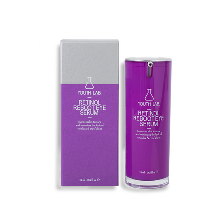 Ser pentru ochi regenerant cu Retinol Retinol Reboot, 15 ml, Youth Lab