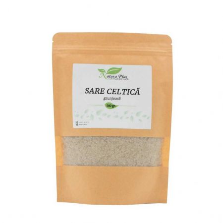 Sare celtica grunjoasa, 500g, Natura Plus