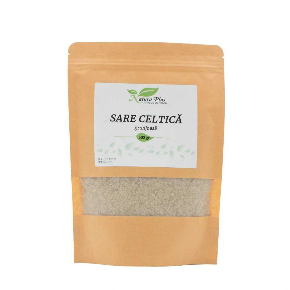 Sare celtica grunjoasa, 500 g, Natura Plus