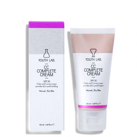 Crema CC cu SPF 30 Complete pentru ten normal si uscat, 50 ml, Youth Lab