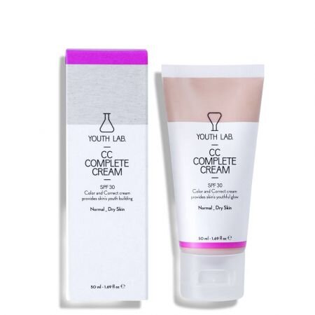 Crema CC cu SPF 30 Complete penru ten normal, 50 ml, Youth Lab