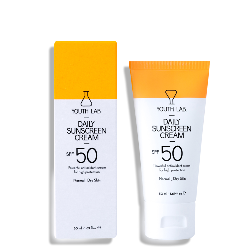 Crema cu protectie solara SPF 50 pentru ten normal si uscat Sun Care, 50 ml, Youth Lab