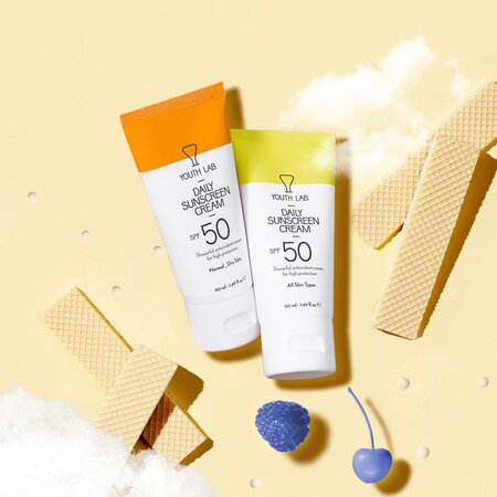 Crema cu protectie solara SPF 50 pentru ten normal si uscat Sun Care, 50 ml, Youth Lab 586490