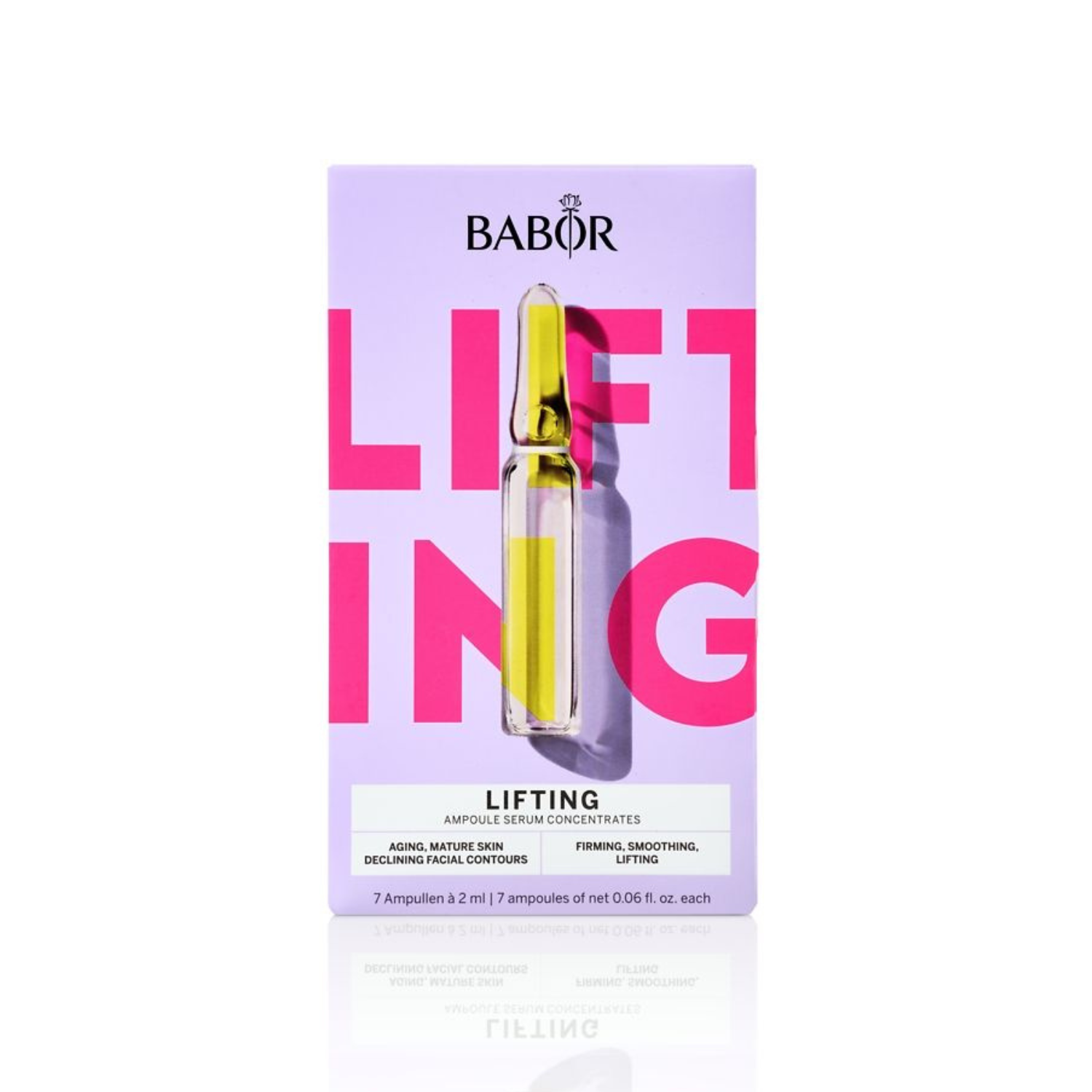 Fiole pentru remodelarea tenului Lifting, 7 fiole x 2 ml, Babor