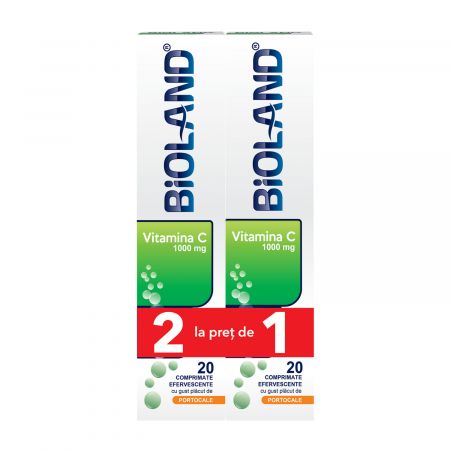 BIOLAND C 1000MG 20 CPR EFF PK 1+1 