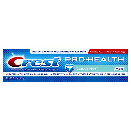 Pasta de dinti Pro Health Clean Mint, 130 g, Crest 586592