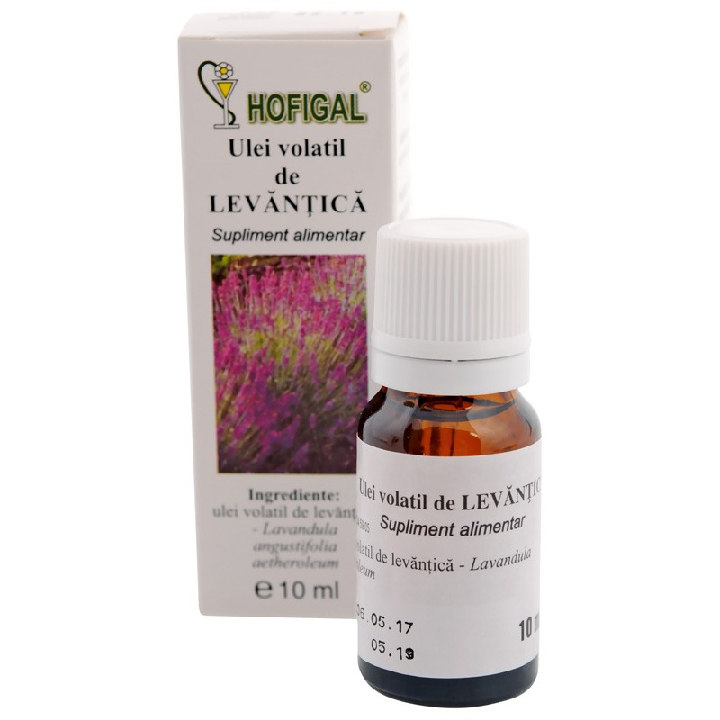 Ulei de levantica volatil, 10 ml, Hofigal