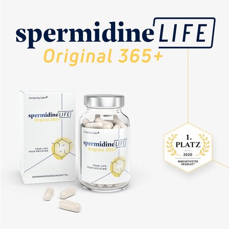 Spermidine Life Original 365+, 1 mg, 60 capsule, The Longevity Labs 586653