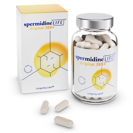 Spermidine Life Original 365+, 2 mg, 60 capsule, The Longevity Labs 586656