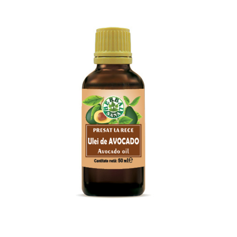 Ulei de avocado presat la rece, 50 ml, Herbal Sana