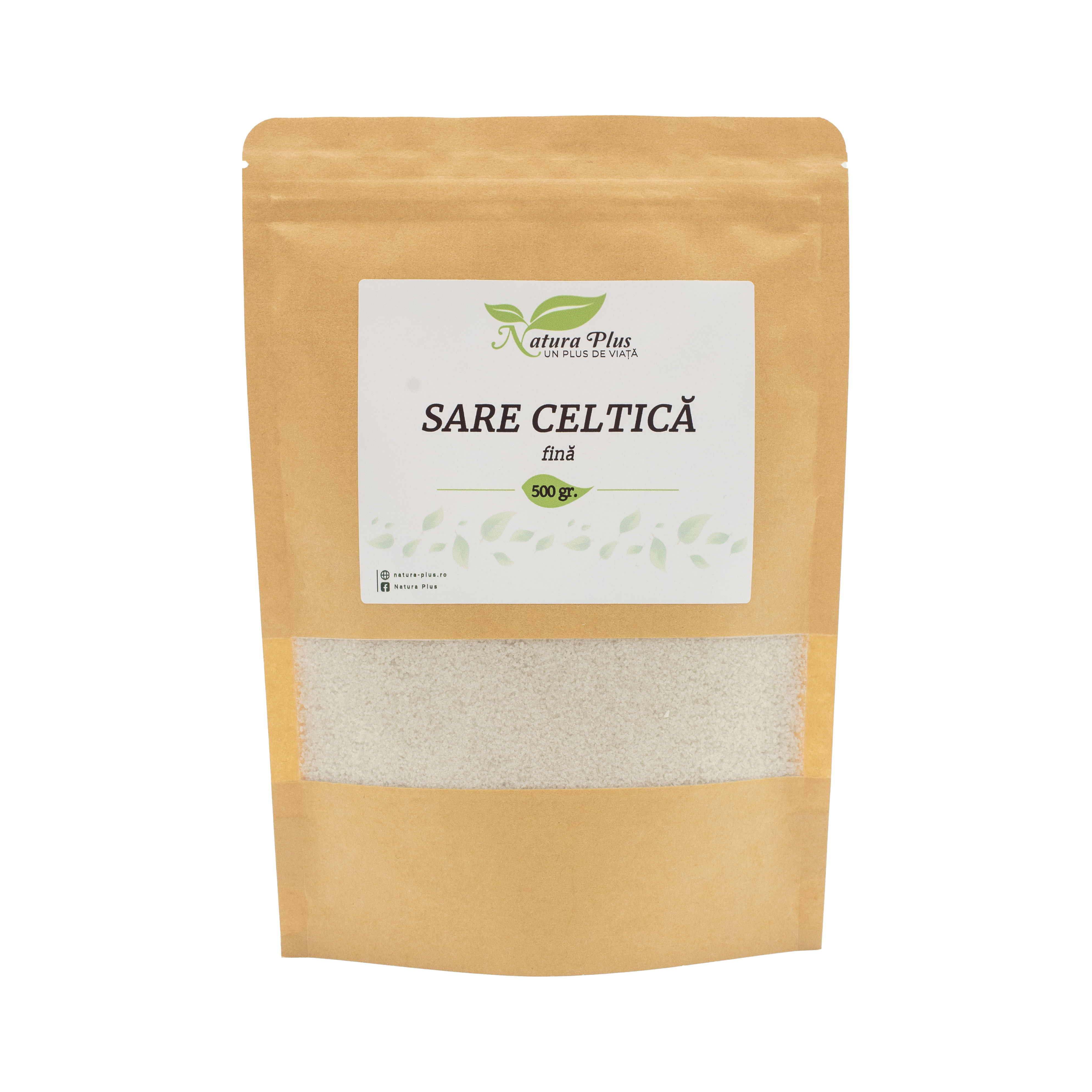 Sare celtica fina, 500g, Natura Plus