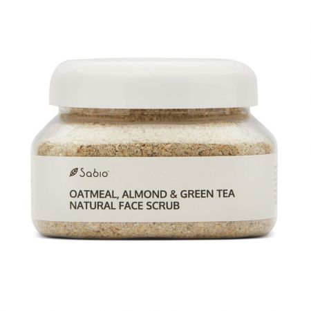 Exfoliant facial cu oatmeal, almond si green tea, 236 ml, Sabio