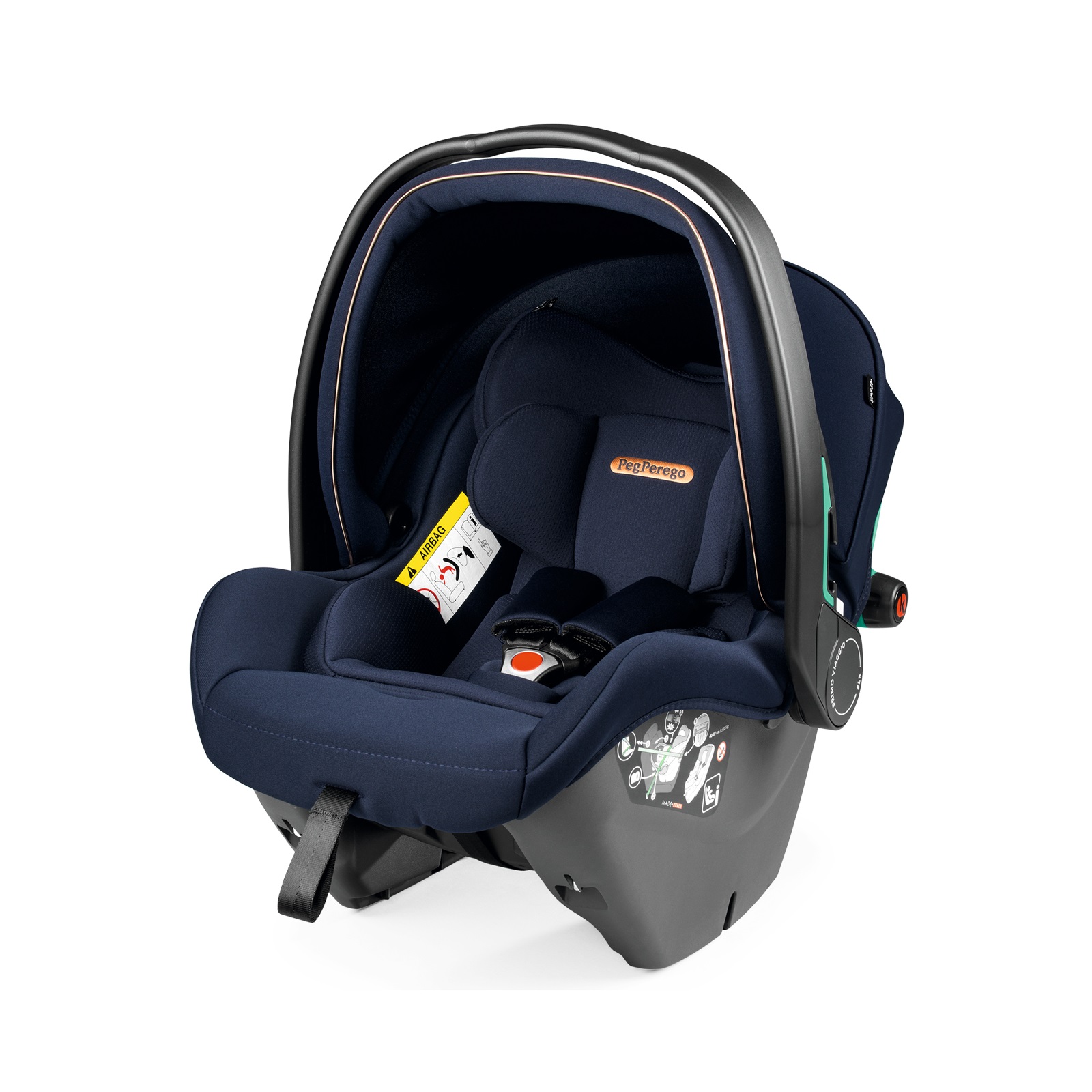 Scoica auto Primo Viaggio SLK, pana la 87 cm, Blue Shine, Peg Perego