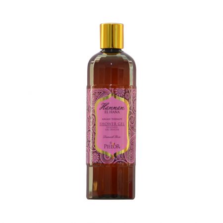 Gel de dus Damask Rose, 400 ml, Pielor Hammam