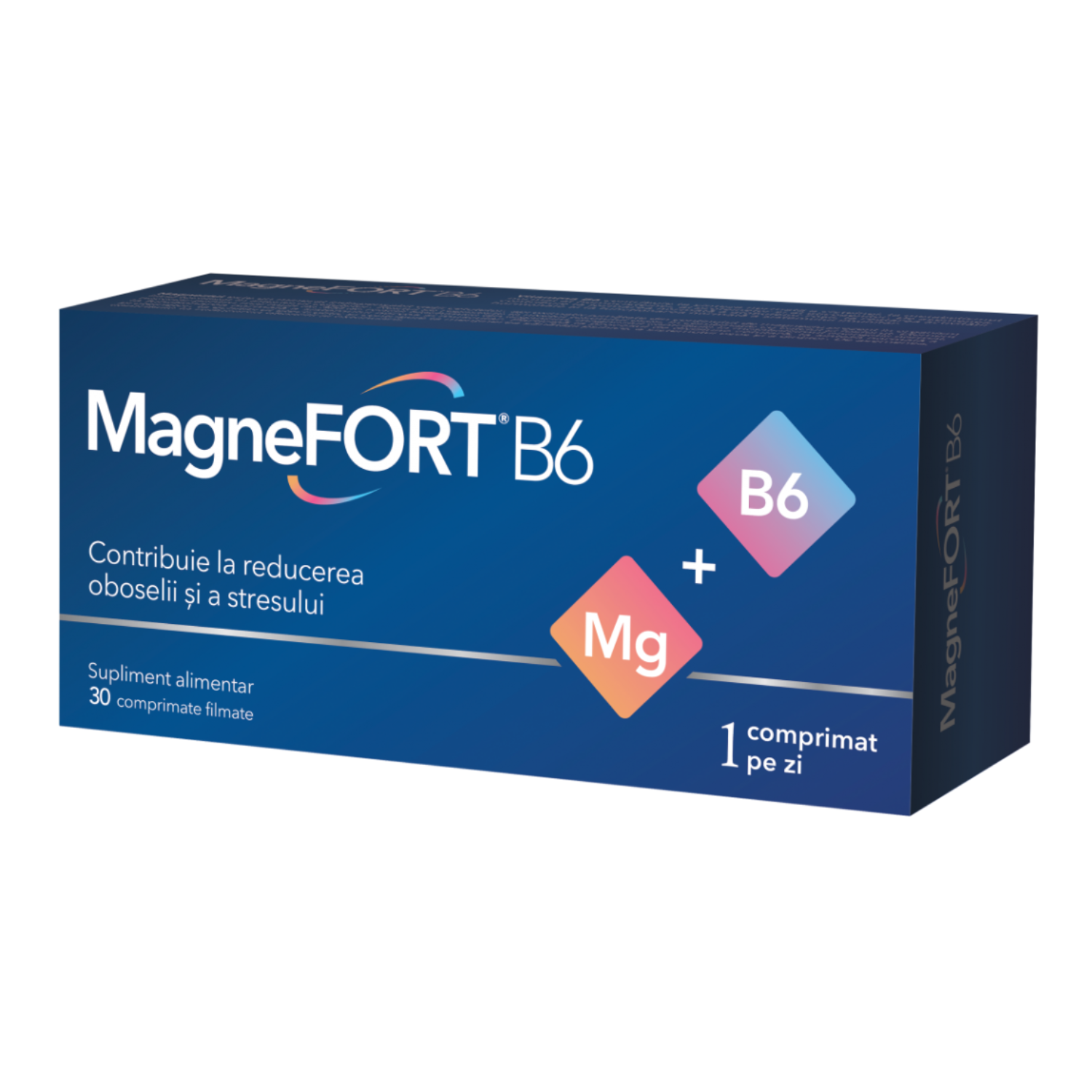 Magnefort B6, 30 comprimate filmate, Biofarm