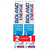 Pachet Energie, 20 + 20 comprimate efervescente, Bioland