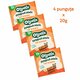 Cubulete ecologice moi din ovaz integral si stafide Flapjack, +12 luni, 12 luni+, 4x12g, Organix 822965