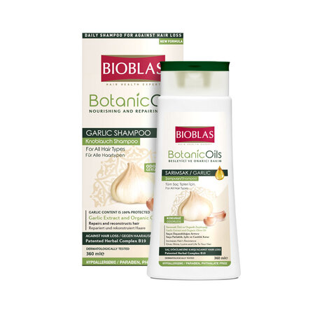 Sampon pentru par Botanics Oils Garlic