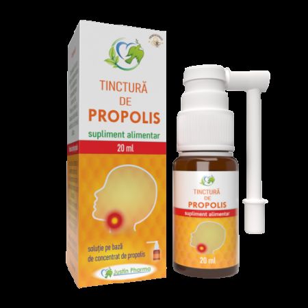 JUSTIN TINCTURA PROPOLIS SPRAY GAT 20ML