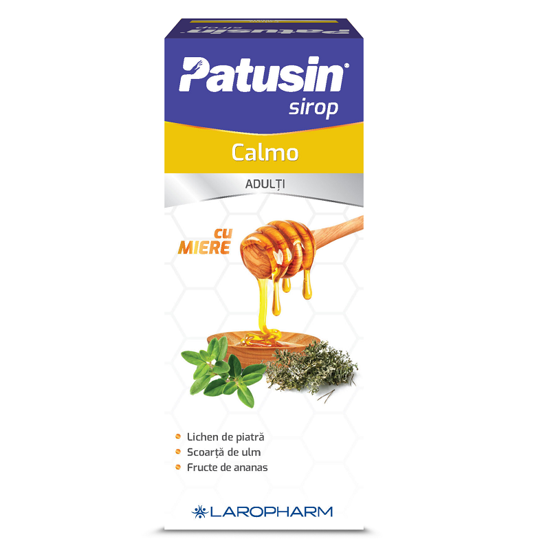 Patusin Calmo sirop pentru adulti, 100 ml, Laropharm