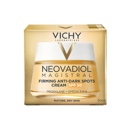 Crema de zi anti-pete pigmentare cu efect de fermitate SPF 50 Neovadiol Magistral, 50 ml, Vichy