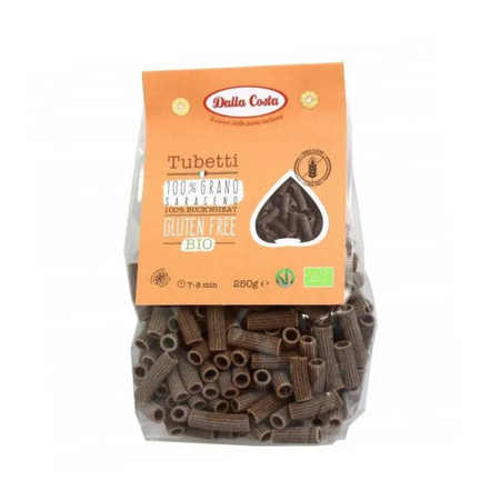 DALLA COSTA PASTE TUBETTI HRISCA NEAGRA FARA GLUTEN 250G BIO*
