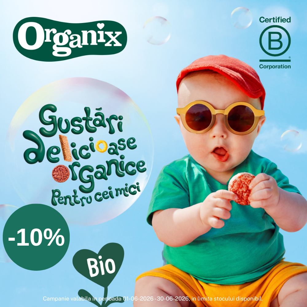 Promotie cu 10% reducere la Organix