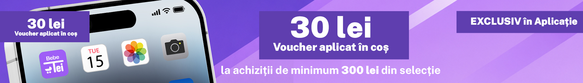 voucher 30 de lei in cos