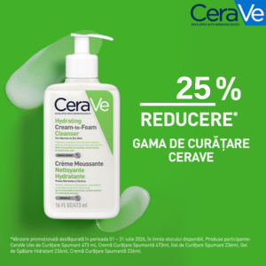 Promotie cu 25% reducere la Cerave