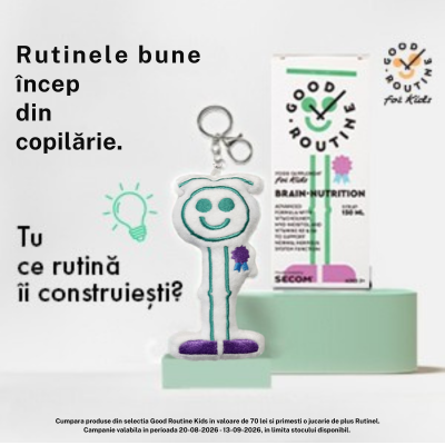 Promotie cu produs promotional Good Routine