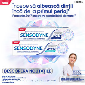 Pasta de dinti pentru albire Advance White Enamel Defence, 75 ml, Sensodyne 