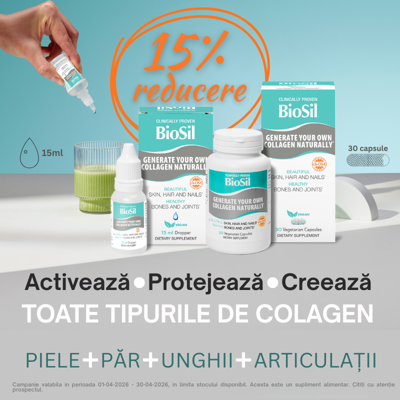 Promotie cu reducere de 15% la Biosil