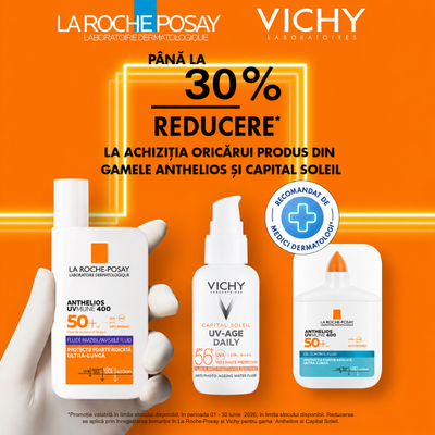 promotie vichy si La roche posay
