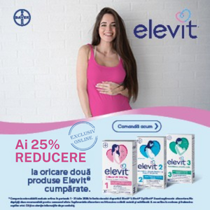 Promotie cu 25% reducere la 2 Elevit