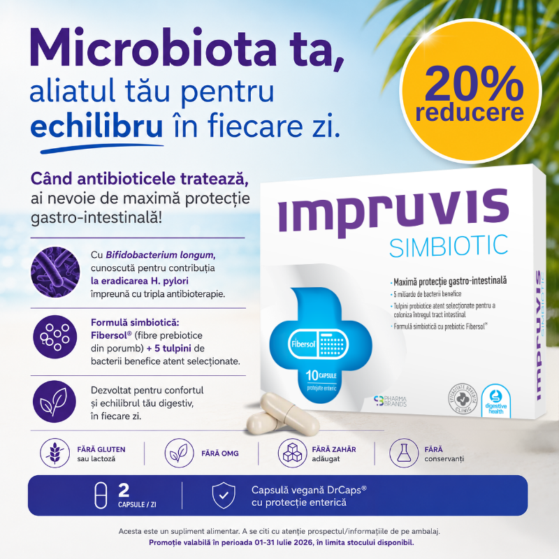 Impruvis Simbiotic, 10 capsule, Pharma Brands