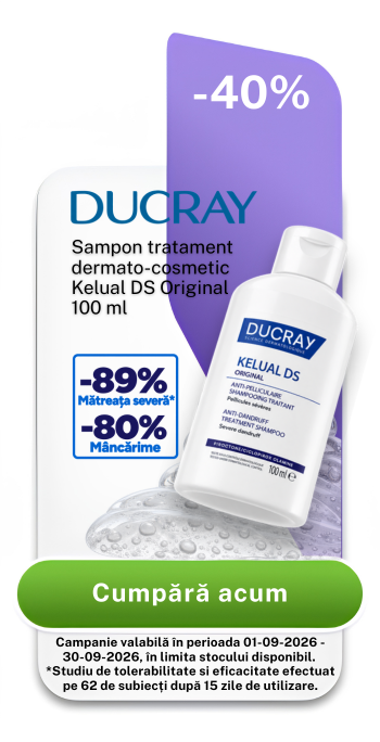 Sampon tratament dermatocosmetic Kelual DS Original, 100 ml, Ducray