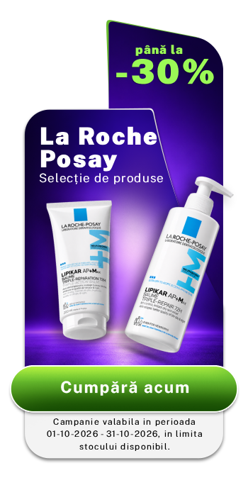 Promotie cu pana la 30% reducere la La Roche Posay Lipikar